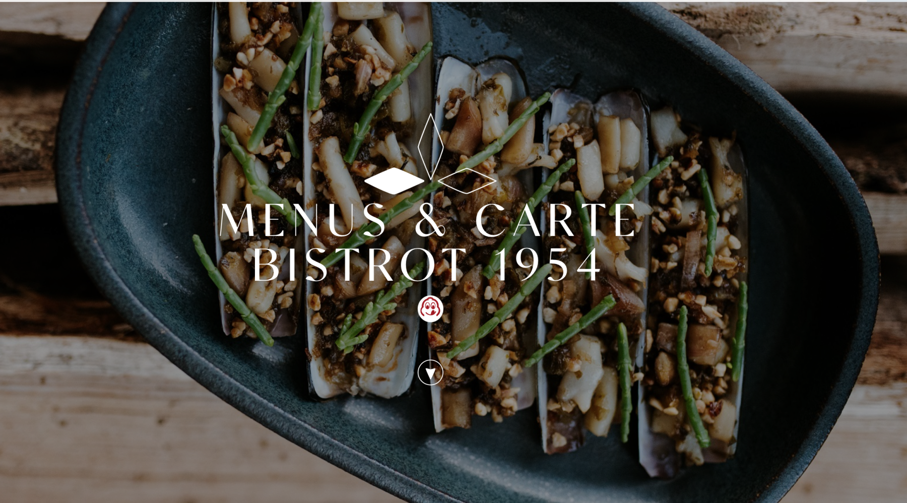 Bistro 1954 à Plougonvelin - Les couteaux gratinés version alléchante sur le site web